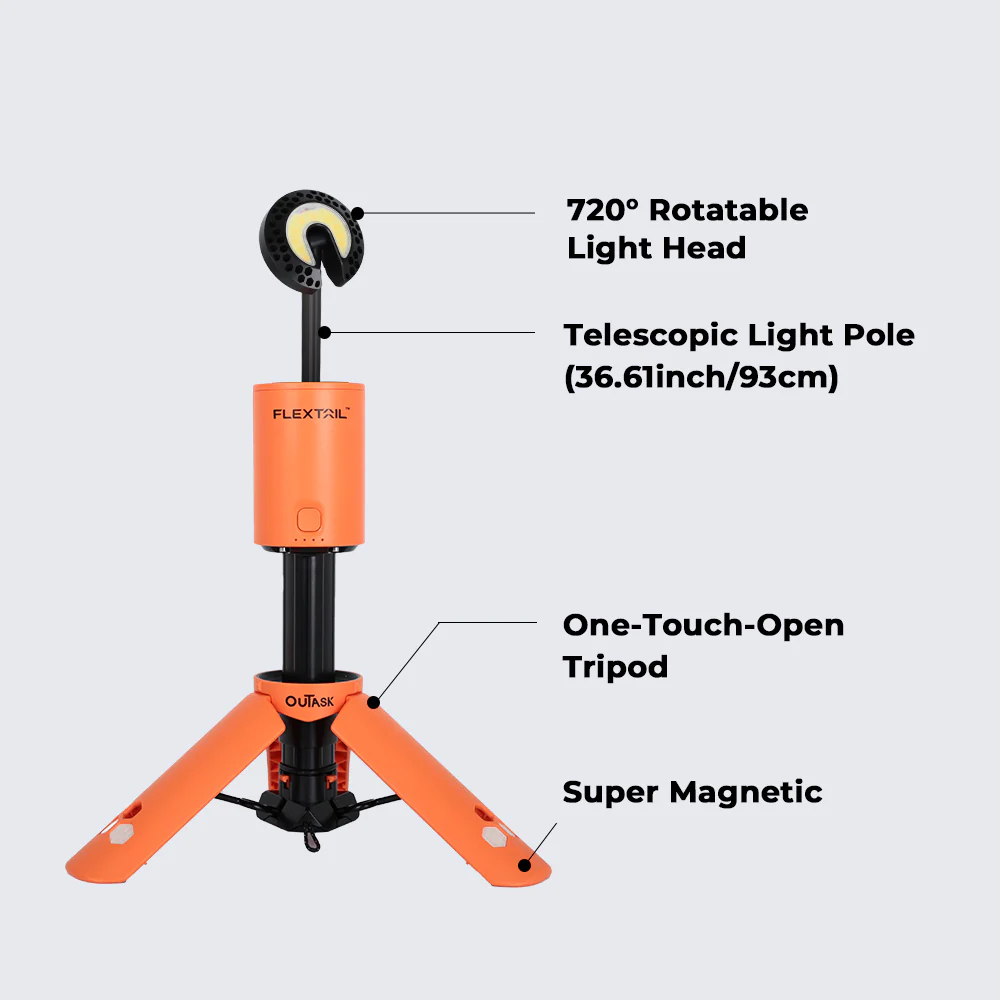 EVO LANTERN - FLEXTAIL x OuTask 2-in-1 Telescopic Lantern for Versatile Lighting(US Clearance) - Image 5