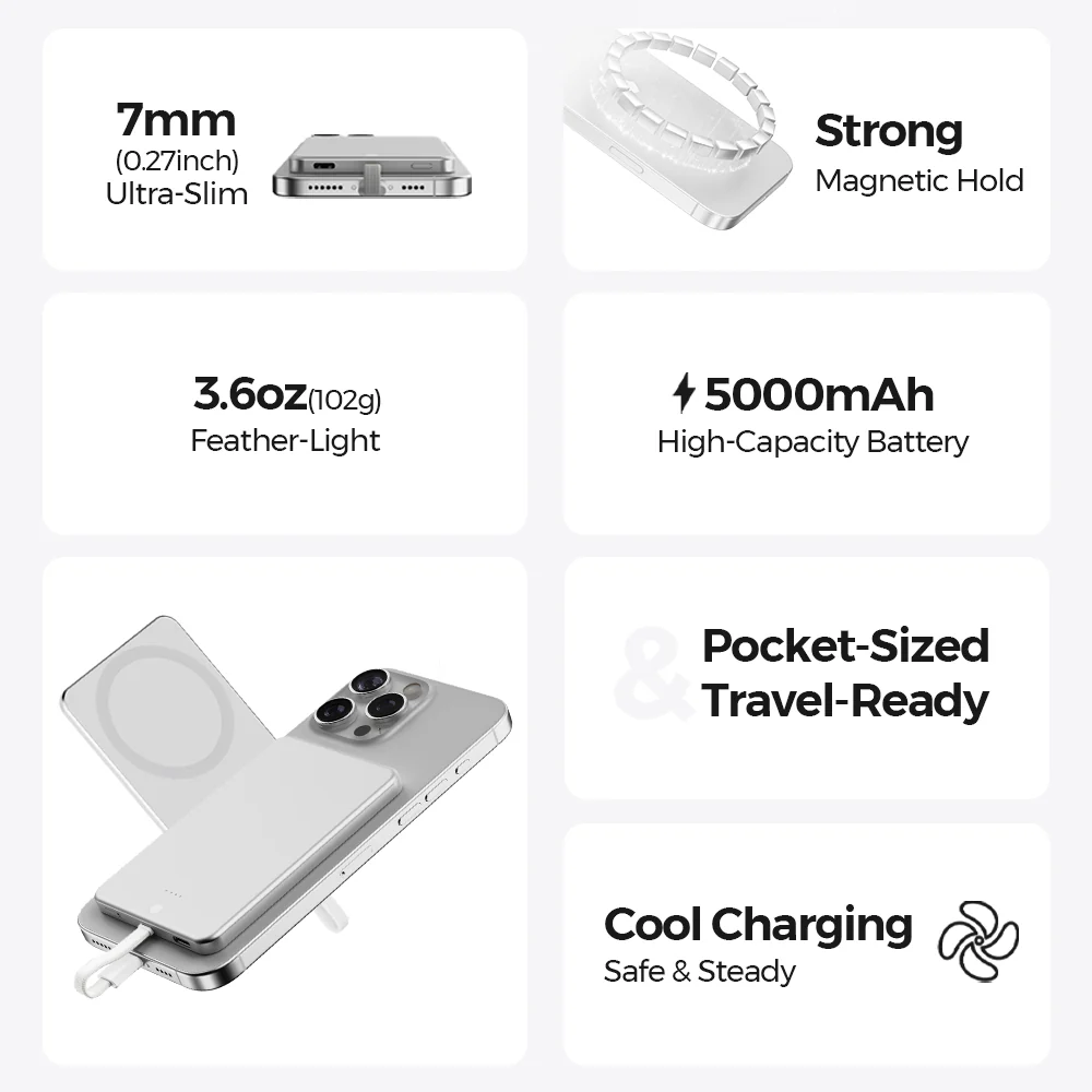 Zero Power Metal 5000- World's Thinnest Power Bank - Image 5
