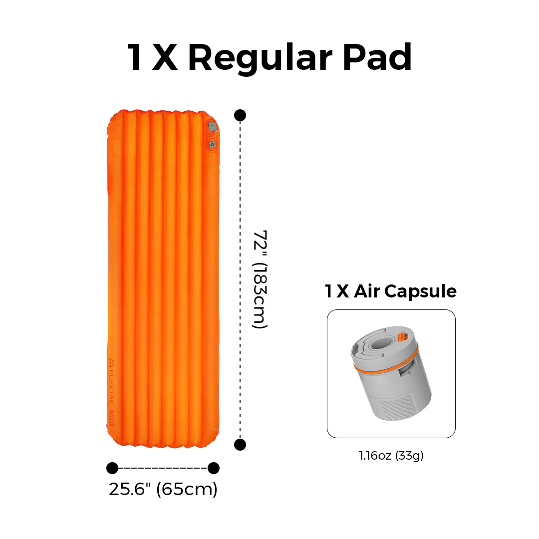 Tiny Sleeping Pad R05 AVS- 5.6 R-Value Lightweight Automatic Inflation Pad - Image 14