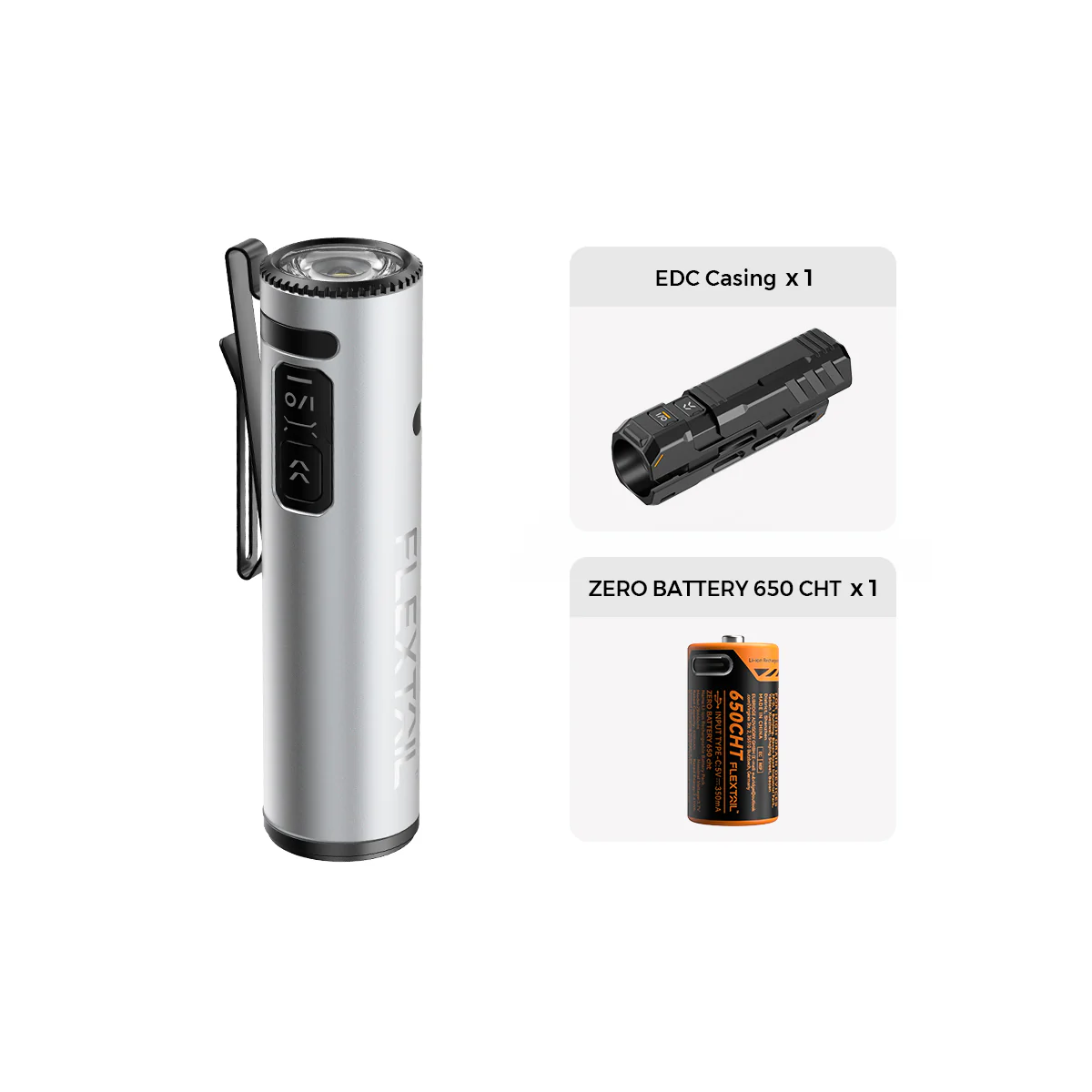 ZERO FLASHLIGHT 1200 - Ultra Light & Bright EDC Outdoor Flashlight - Image 13