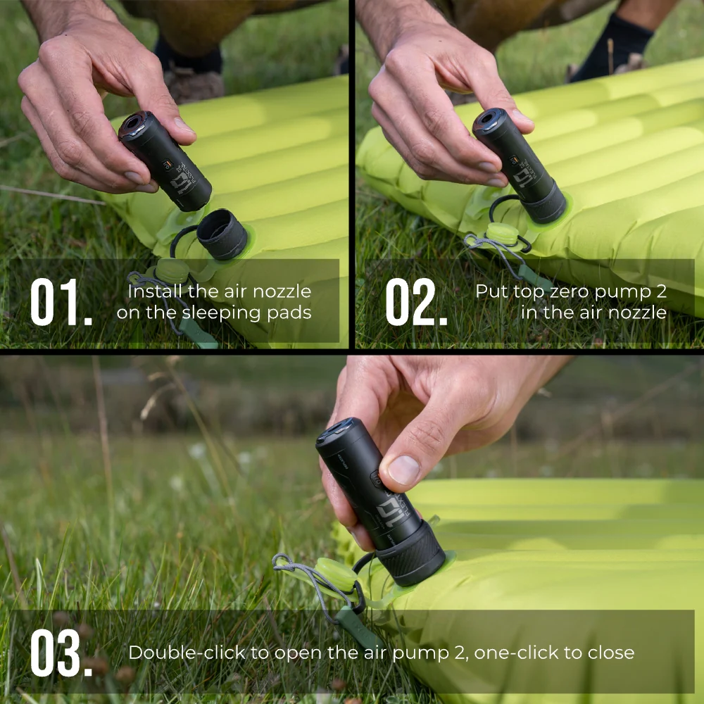 ZERO PUMP 2: Lightweight Champion Pump Upgrade for Sleeping Pads(3.5KPA, 29g） - Image 14