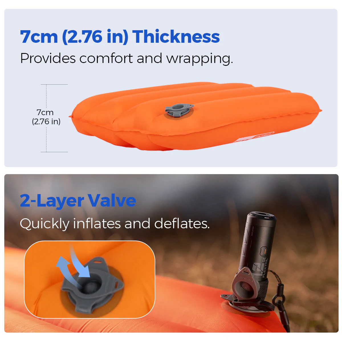 ZERO SEAT - Lightweight Inflatable Outdoor Seat Cushion - Image 6